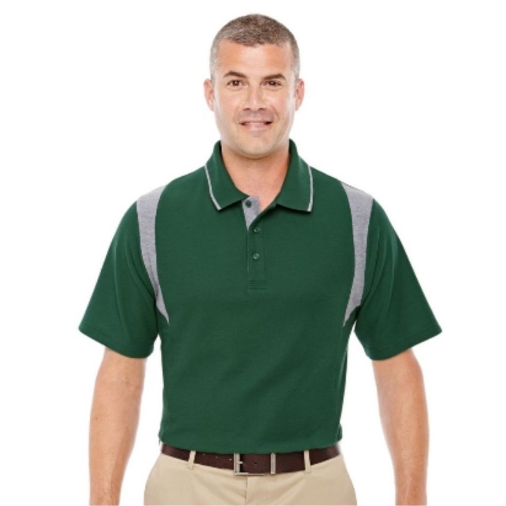Mens Devon & Jones Sporty Green Active Golf Polo Shirt